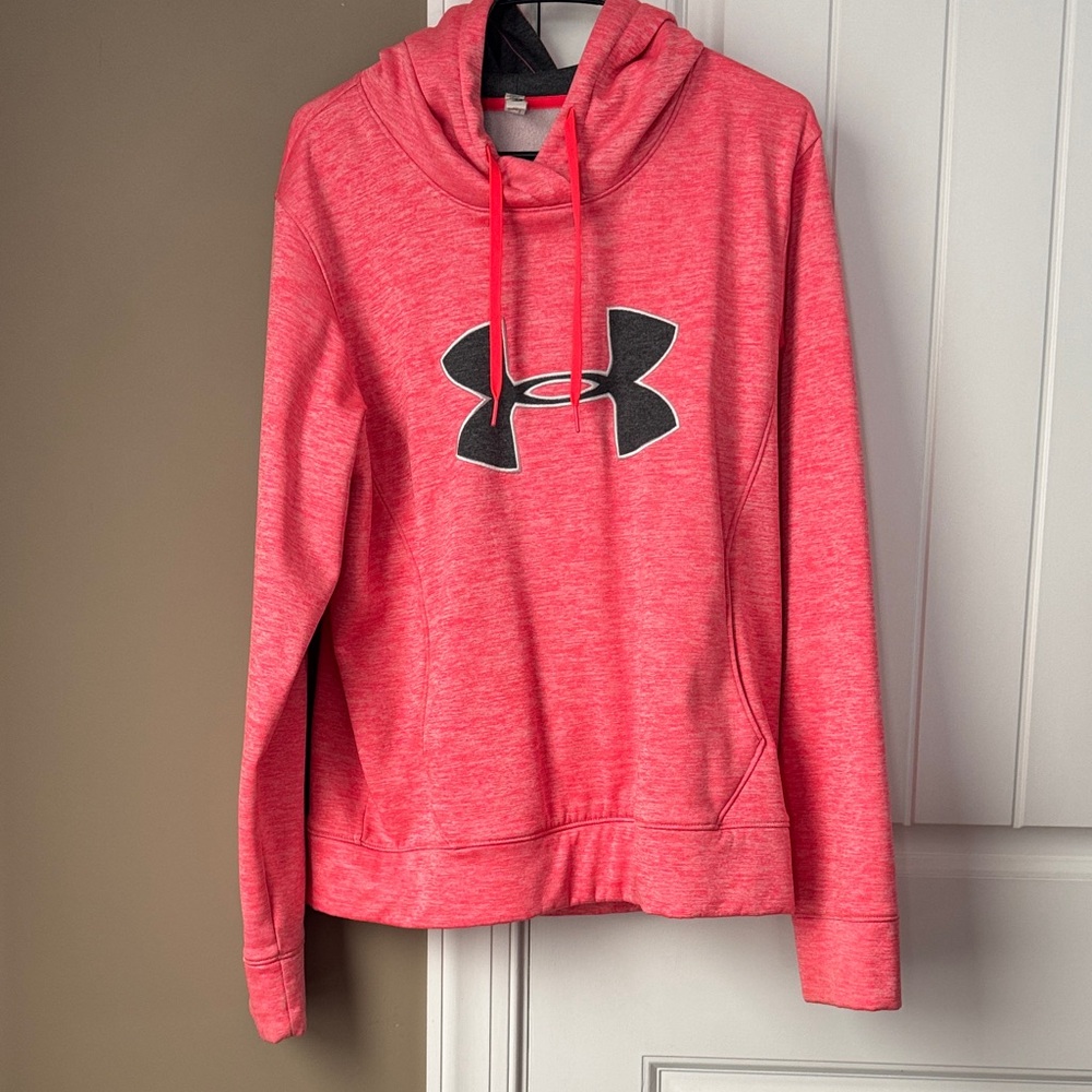 Under Armour Cold Gear Women's Coral Hoodie Large